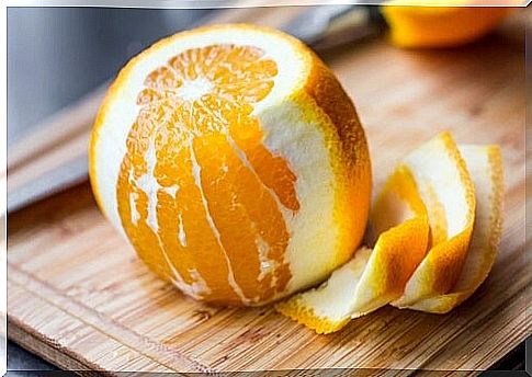 Pulp of an orange.