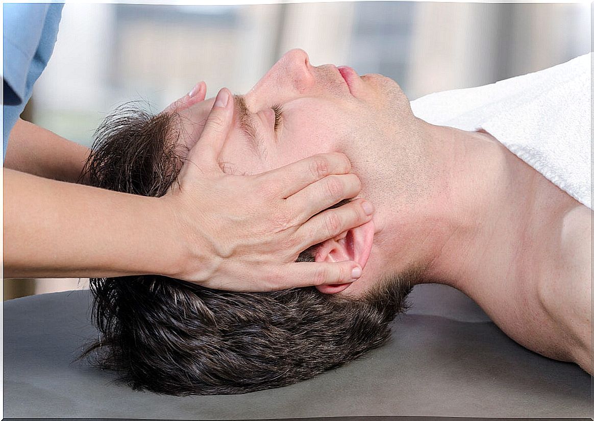 Physiotherapy for dislodged jaw.