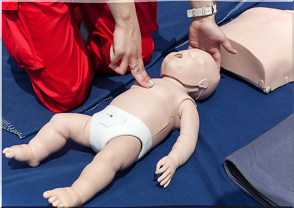 Resuscitate a baby.