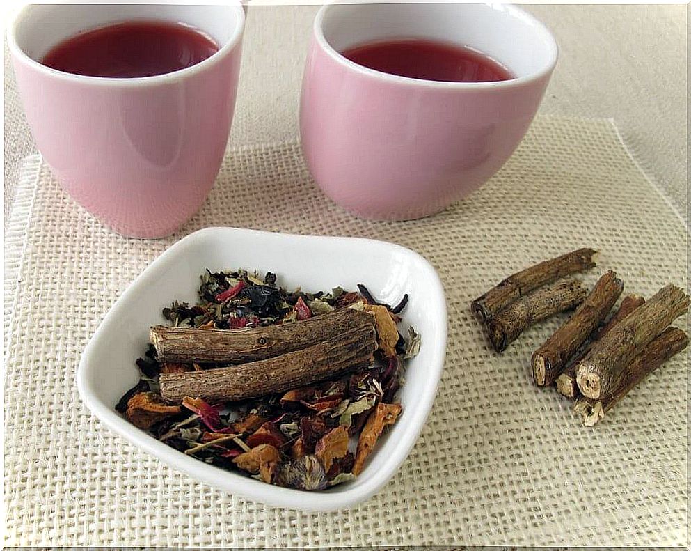 Licorice root and infusion