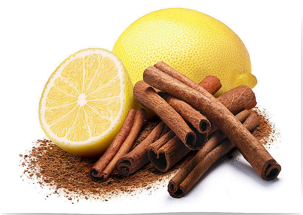 Cinnamon and lemon