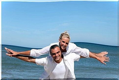 couple on the beach